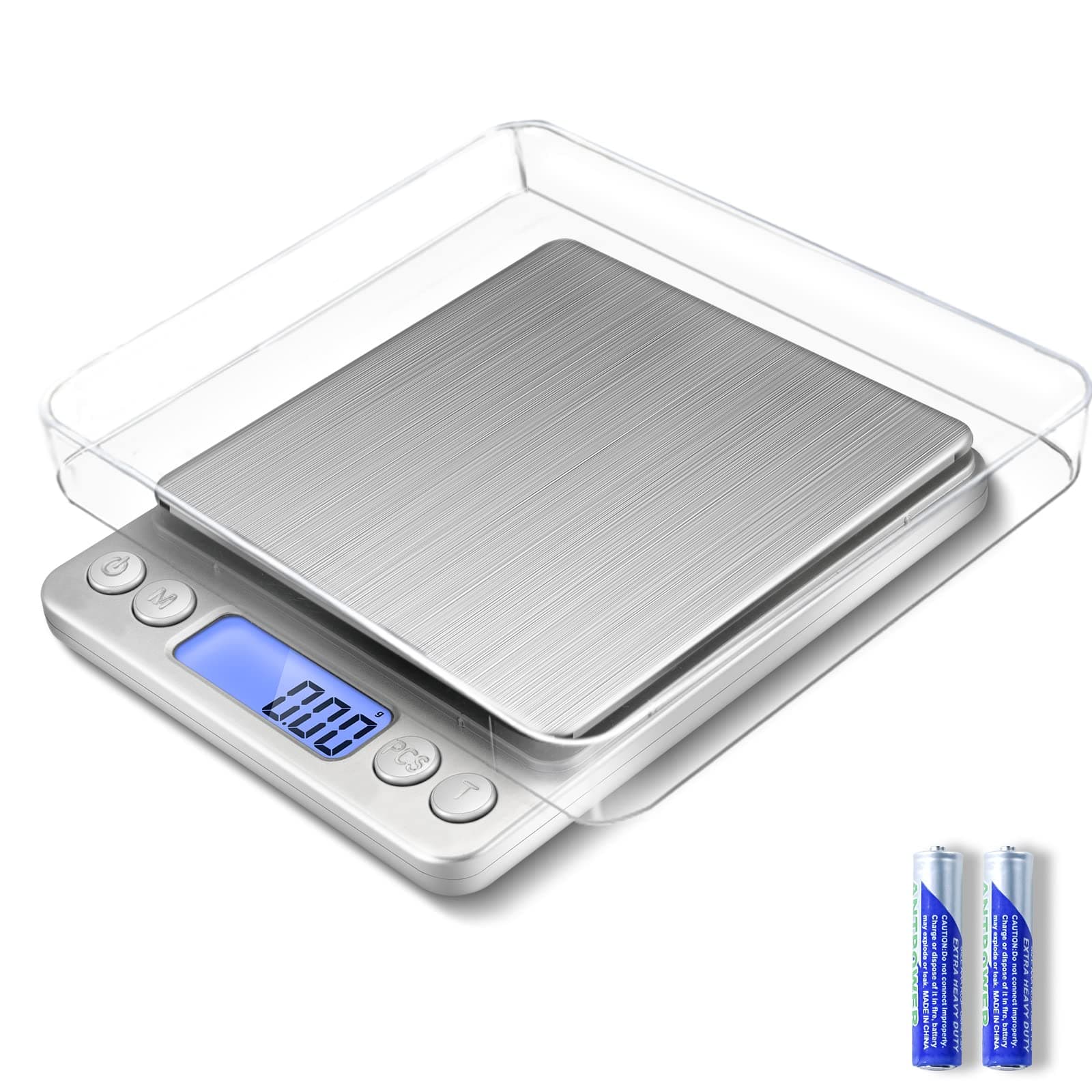 MEIYA Digital Kitchen Scale 500g Accurate Jewelry Baking Soap 9 Units Tare Function