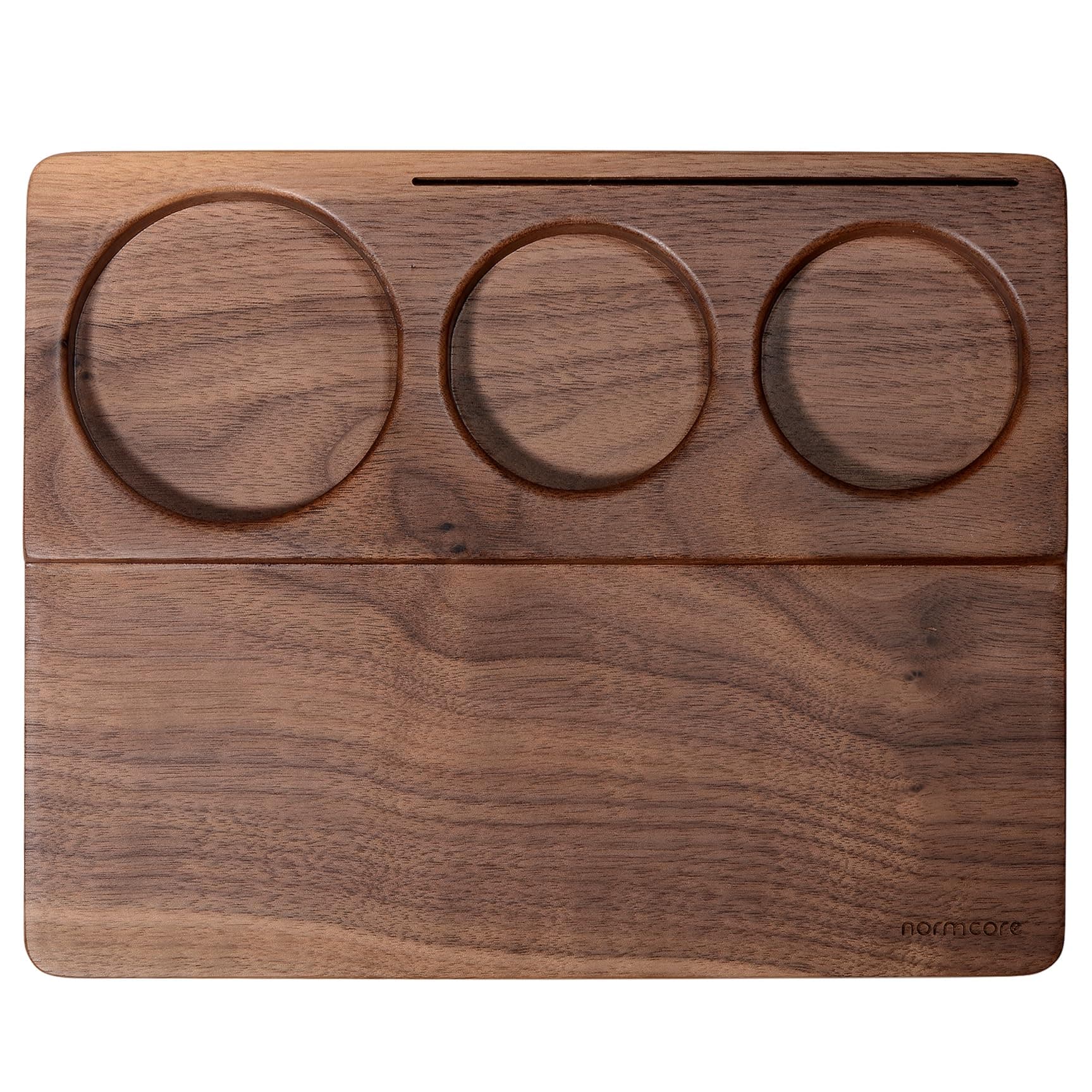 Normcore Natural Walnut Espresso Tamping Mat - Genuine American Walnut Wood