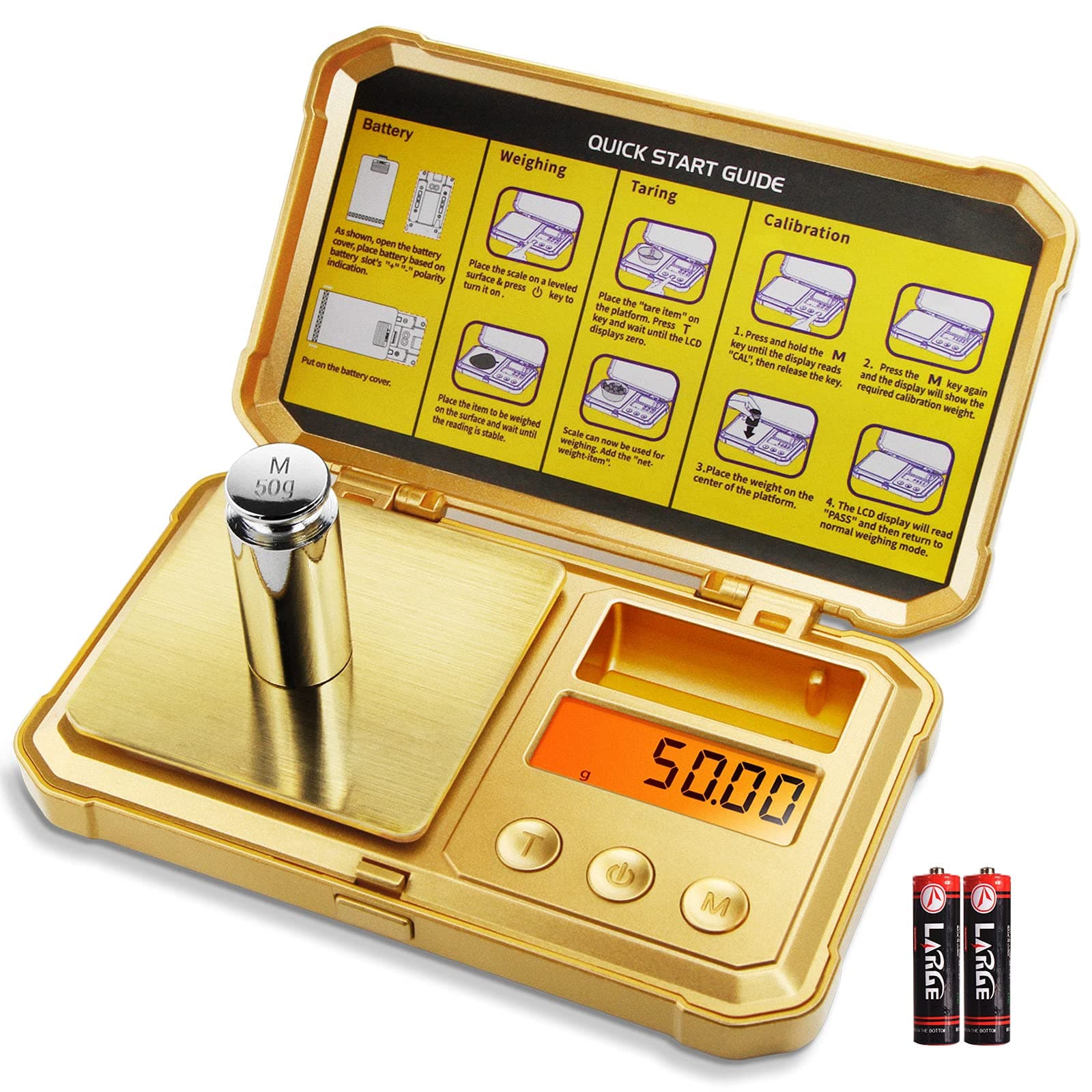 Fuzion Gram Scale 200g/0.01g, Digital Weight for Jewelry & Herbs