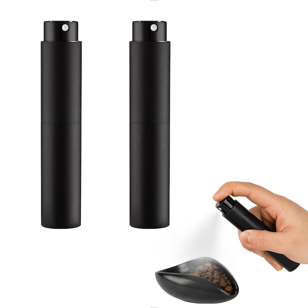 2PCS 10ml Coffee Bean Spray Bottle, Portable & Refillable, Black