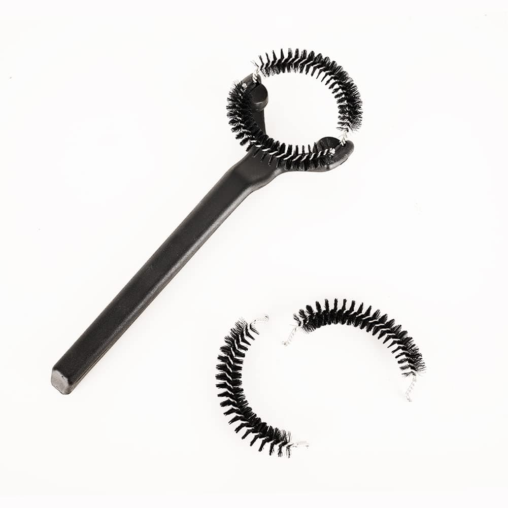 360° Rotatable Espresso Machine Cleaning Brush, 58mm Group Head