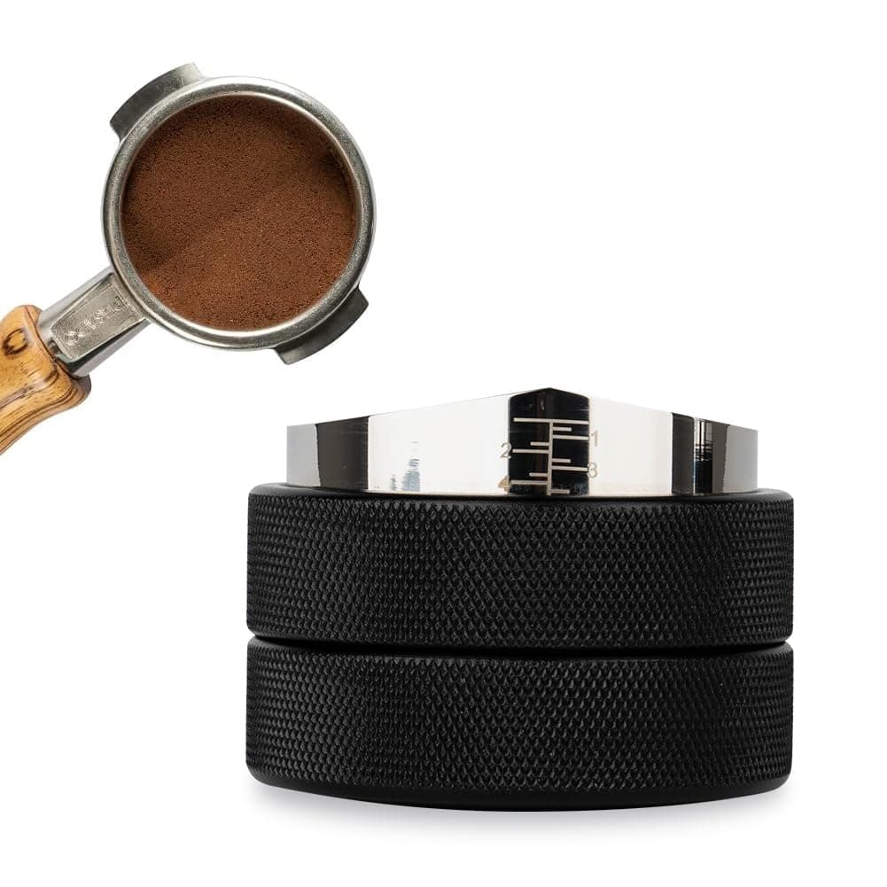 Coffee Distribution Tool, 53.35mm Espresso Leveler for 54mm Portafilter, Adjustable Tampers