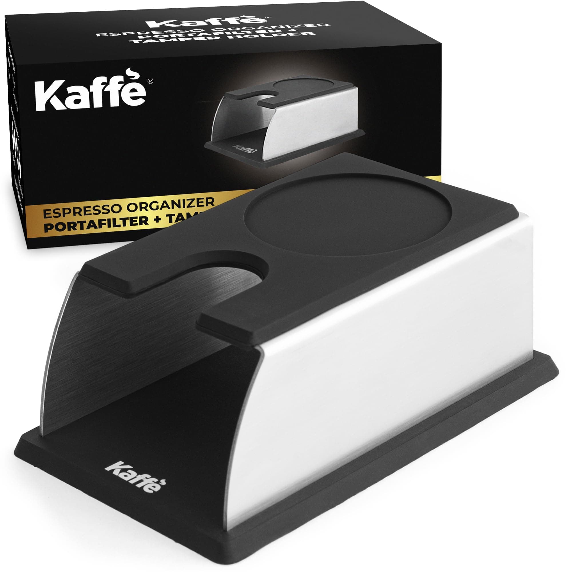 Kaffe 2-in-1 Espresso Tamping Mat & Portafilter Holder
