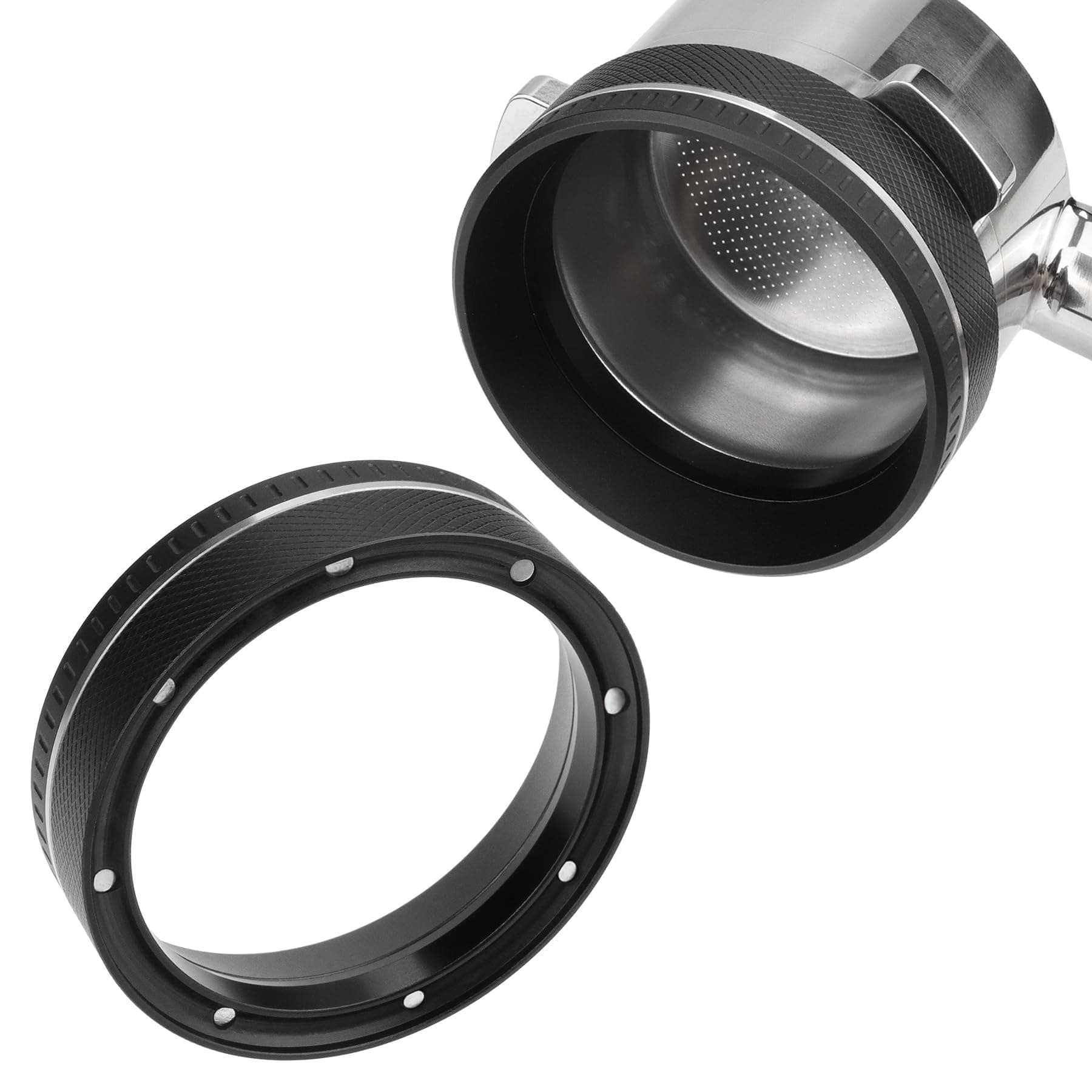 FIRJOY 54mm Breville Barista Espresso Dosing Funnel (Magnetic - Black)